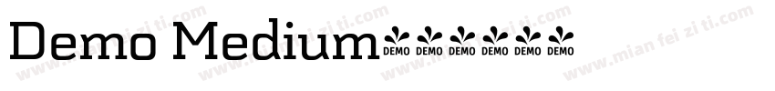 Demo Medium字体转换
